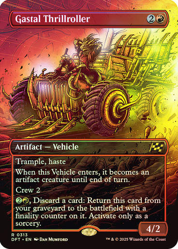 Gastal Thrillroller (DFT) (313) / Foil / Borderless