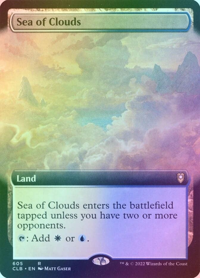 Sea of Clouds (CLB) (605) / Extended Art / Foil