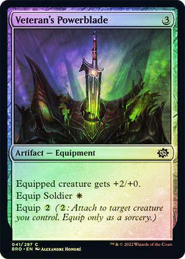 Veteran's Powerblade (BRO) / Foil