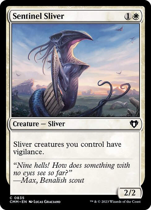Sentinel Sliver (cmm) (Commander Deck)