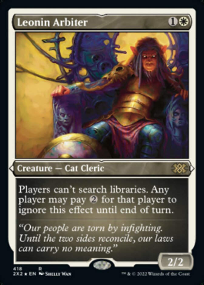 Leonin Arbiter (2X2) / Etched Foil