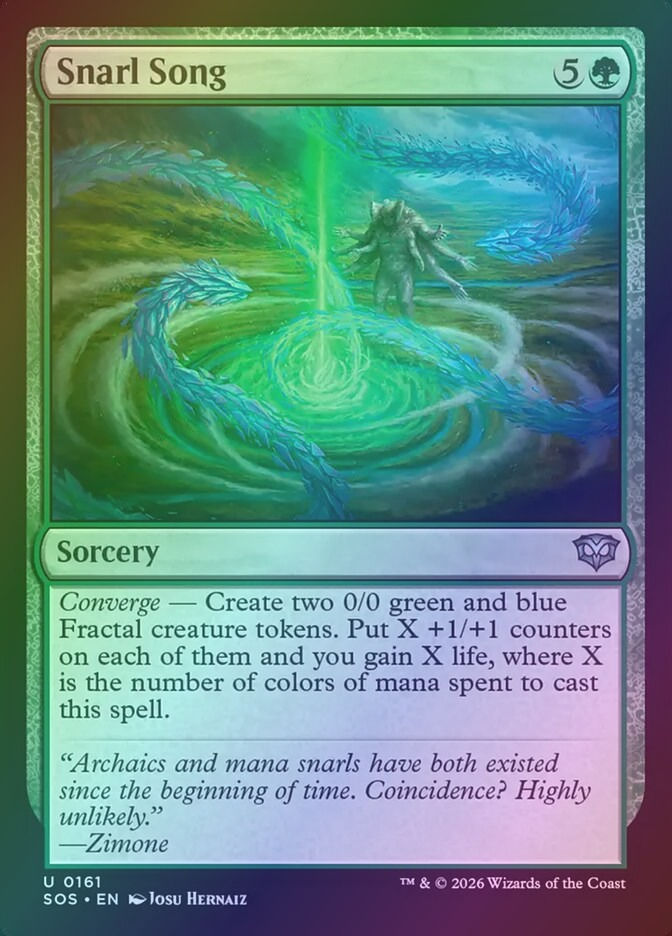 Snarl Song (SOS) (161) / Foil