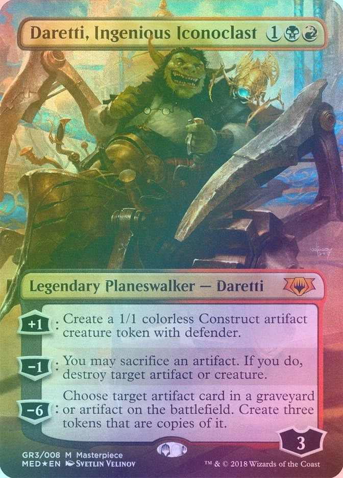 Daretti, Ingenious Iconoclast (MED) (GR3) / Borderless / Foil