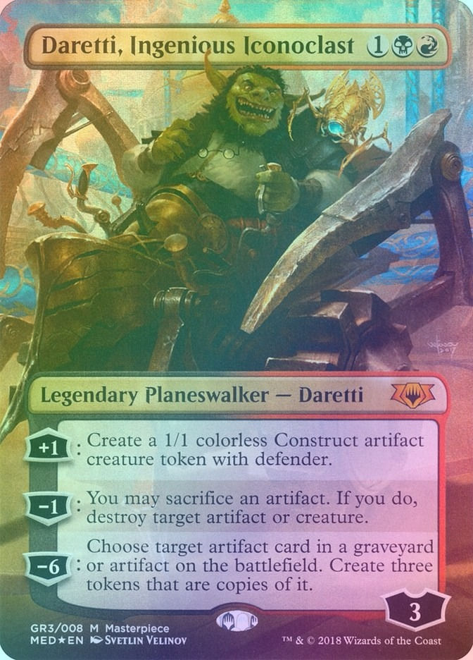 Daretti, Ingenious Iconoclast (MED) (GR3) / Borderless / Foil