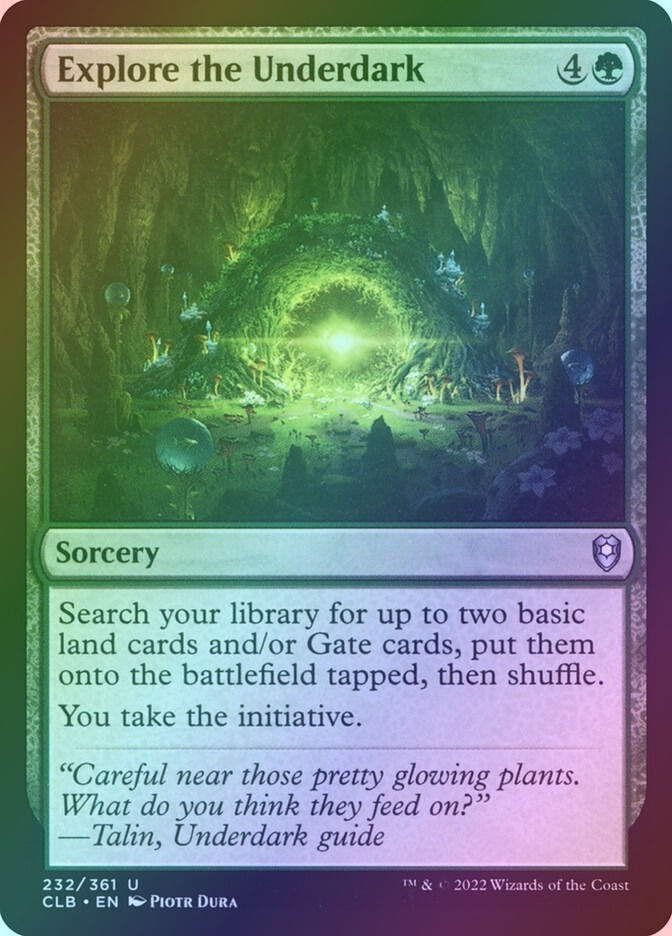 Explore the Underdark (CLB) (232) / Foil
