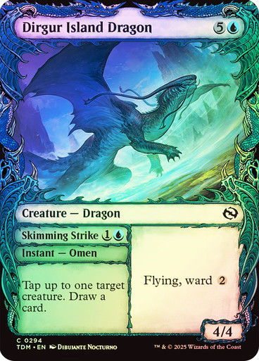 Dirgur Island Dragon // Skimming Strike (TDM) (294) / Foil / Showcase
