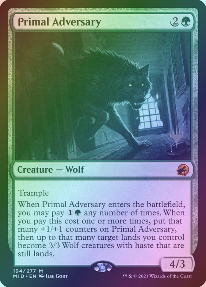Primal Adversary (PMID) (194p) / Foil