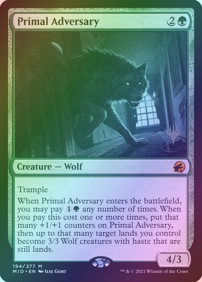 Primal Adversary (PMID) (194p) / Foil