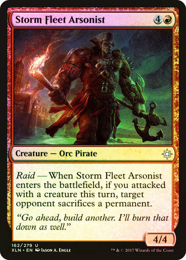 Storm Fleet Arsonist (XLN) (162) / Foil
