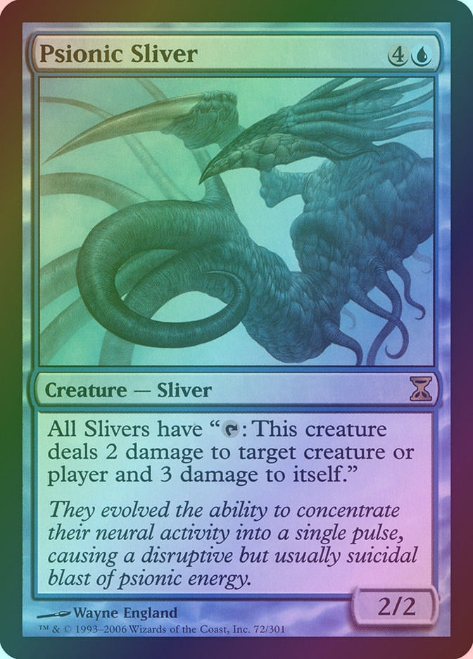 Psionic Sliver (TSP) (72) / Foil