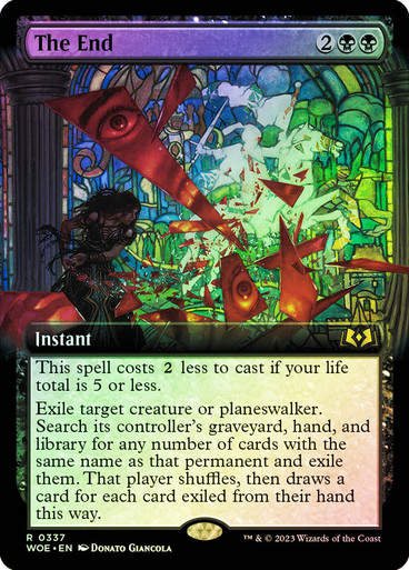 The End (woe) / Extended Art Foil