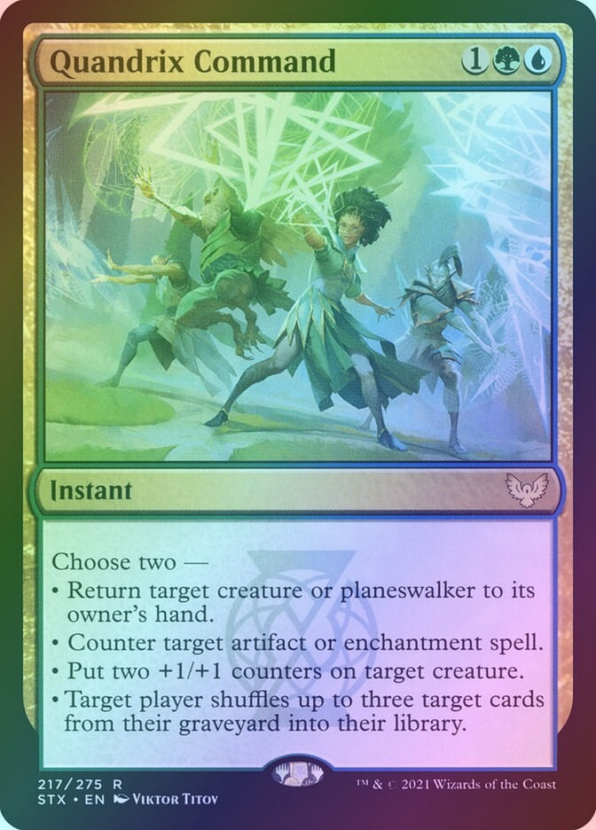 Quandrix Command (STX) (217) / Foil