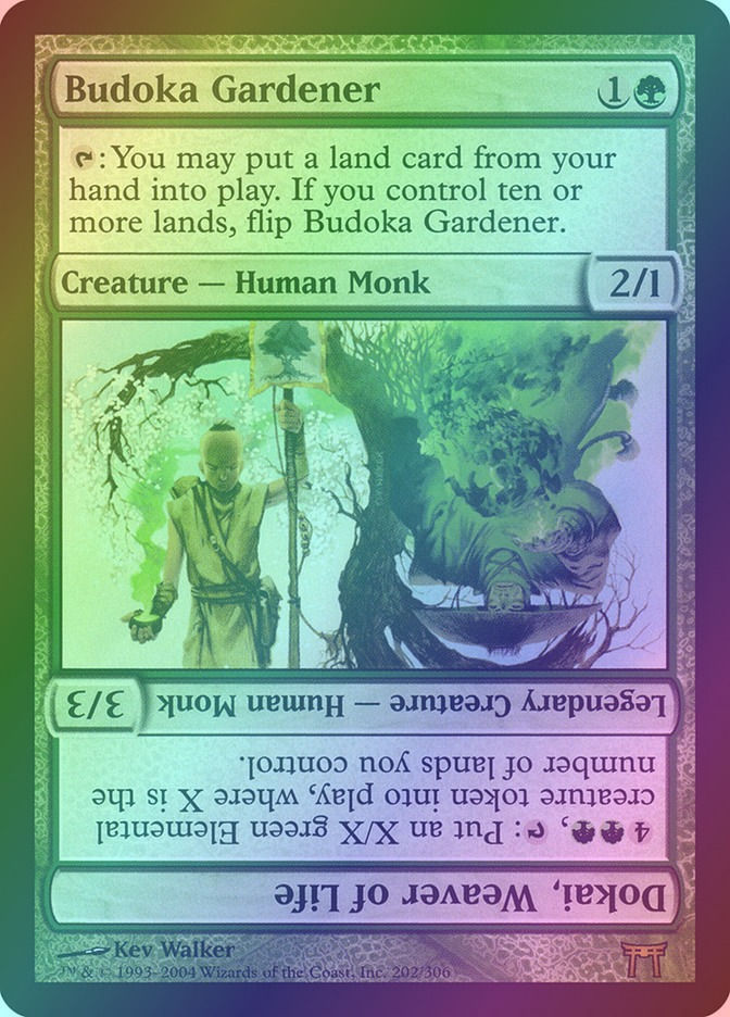 Budoka Gardener // Dokai, Weaver of Life (CHK) (202) / Foil