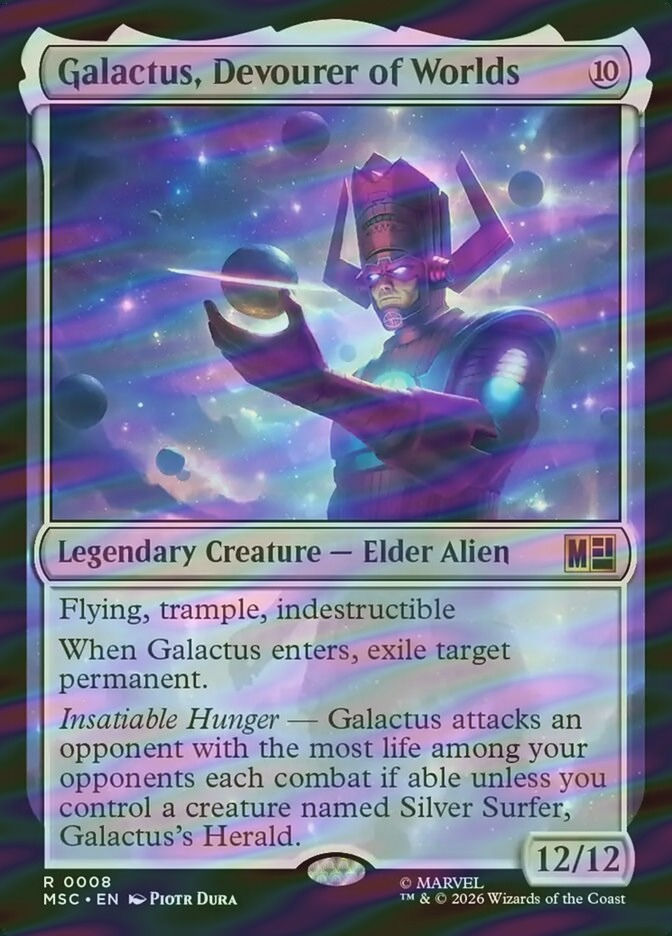 Galactus, Devourer of Worlds (MSC) (8) / Surge Foil
