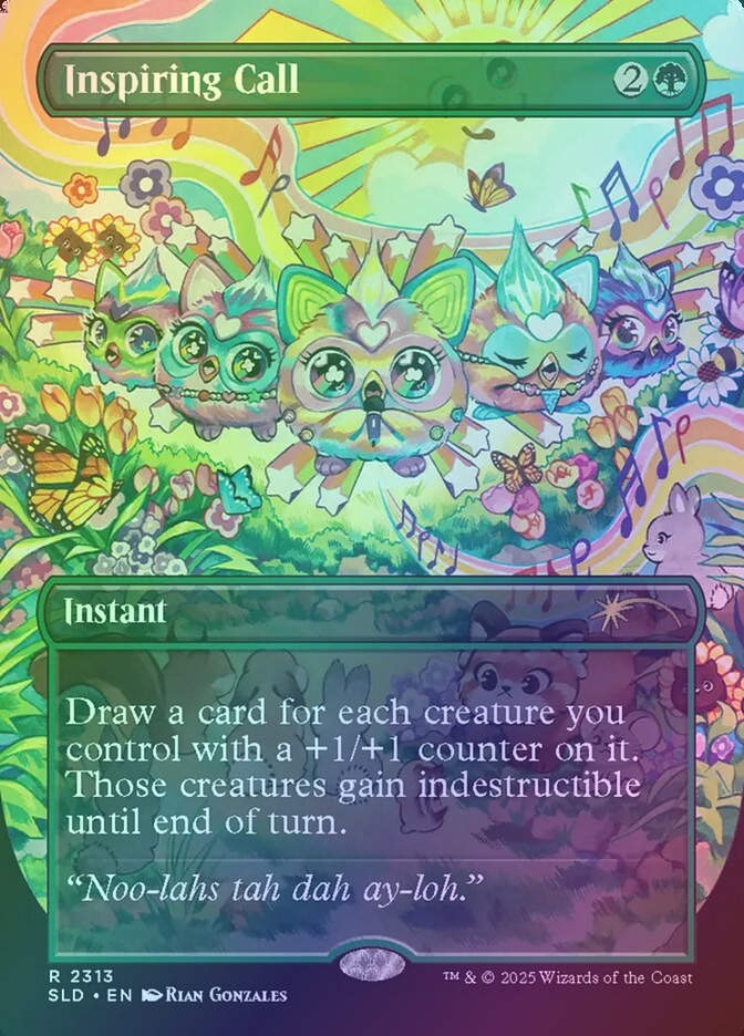 Inspiring Call (SLD) (2313) / Borderless / Foil