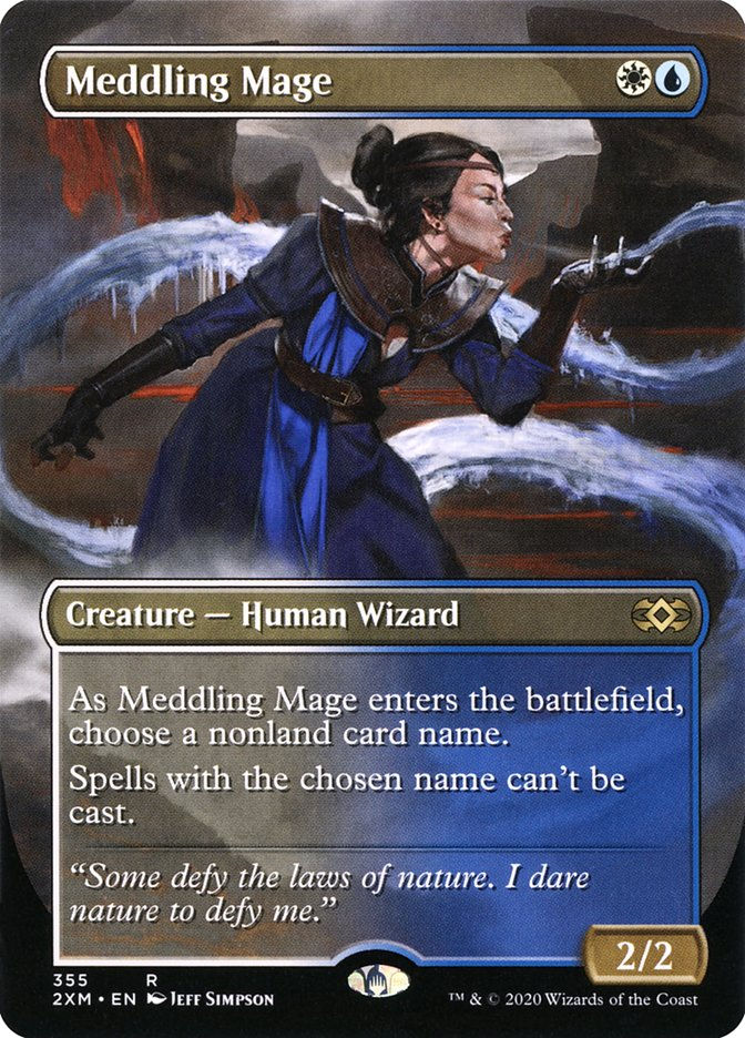Meddling Mage (2XM) (355) / Borderless
