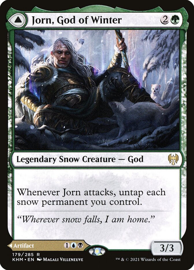 Jorn, God of Winter // Kaldring, the Rimestaff (KHM) (179) — cara 1 de 2