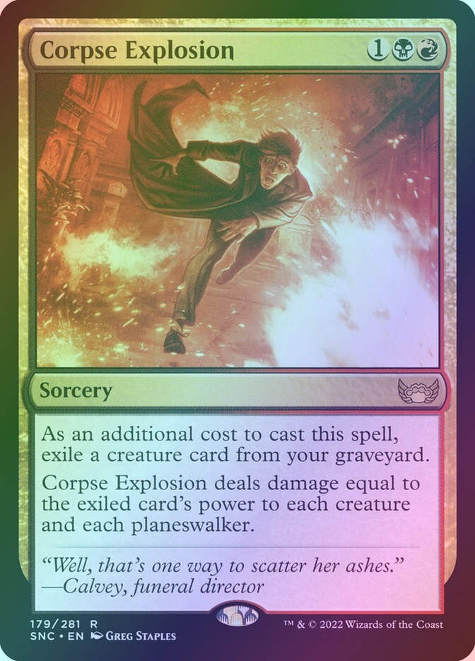 Corpse Explosion (SNC) (179) / Foil