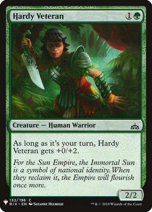 Hardy Veteran (PLST) (RIX-132)