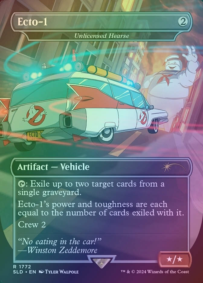 Unlicensed Hearse (SLD) (1772) / Borderless / Foil