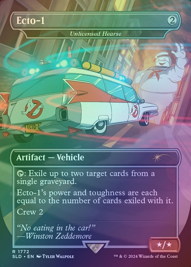 Unlicensed Hearse (SLD) (1772) / Borderless / Foil