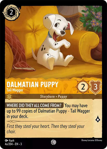Dalmatian Puppy - Tail Wagger (#004a) (LOR_ITI)