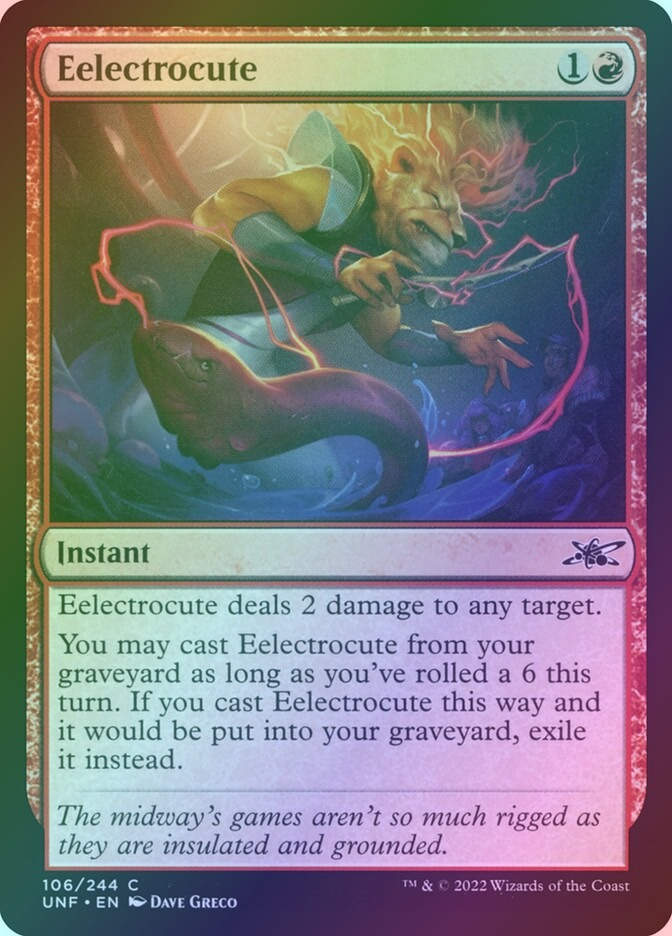 Eelectrocute (UNF) (106) / Foil