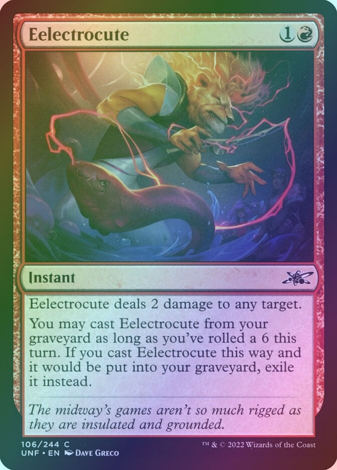 Eelectrocute (UNF) (106) / Foil