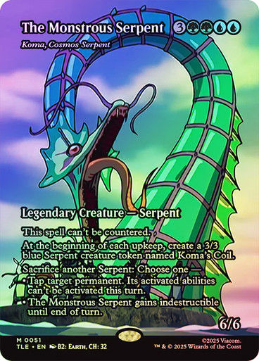 Koma, Cosmos Serpent (TLE) (51) / Borderless / Foil