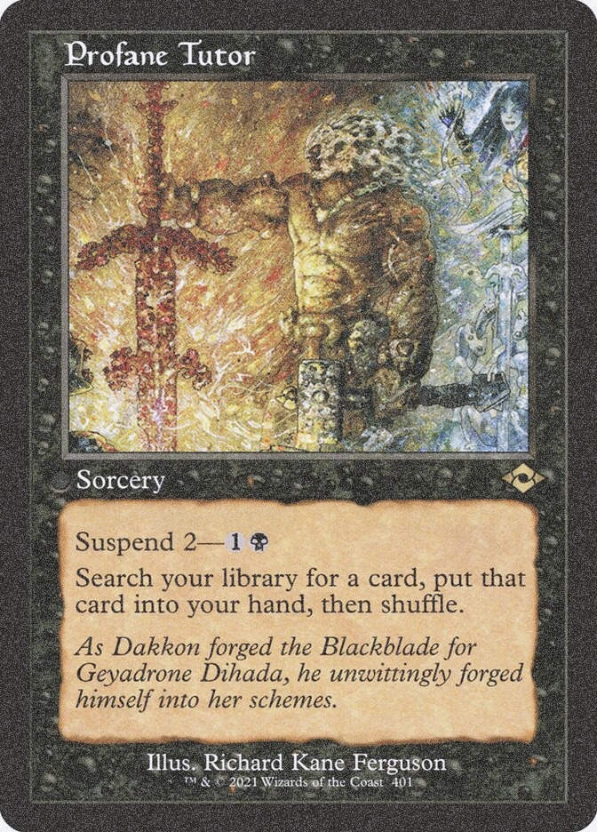 Profane Tutor (MH2) (401) / Foil Etched