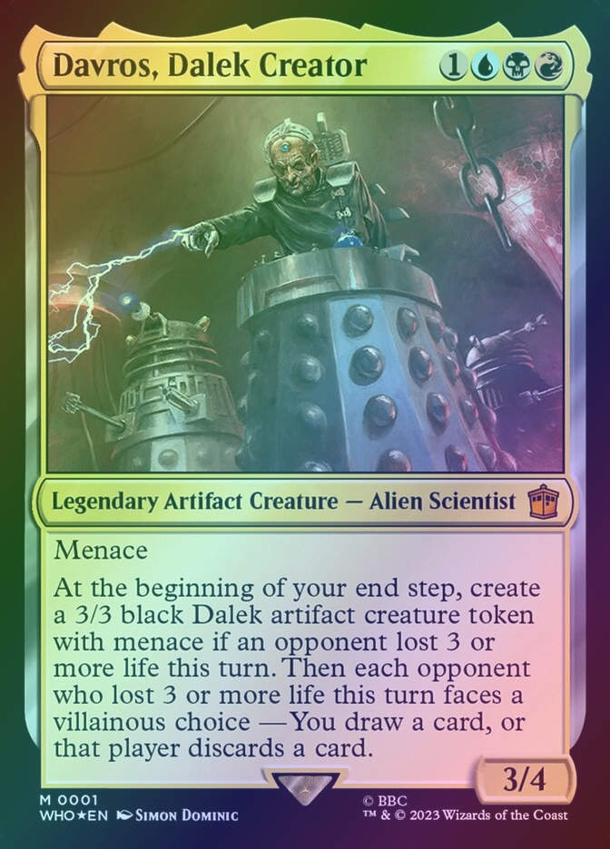 Davros, Dalek Creator (WHO) (1) / Foil
