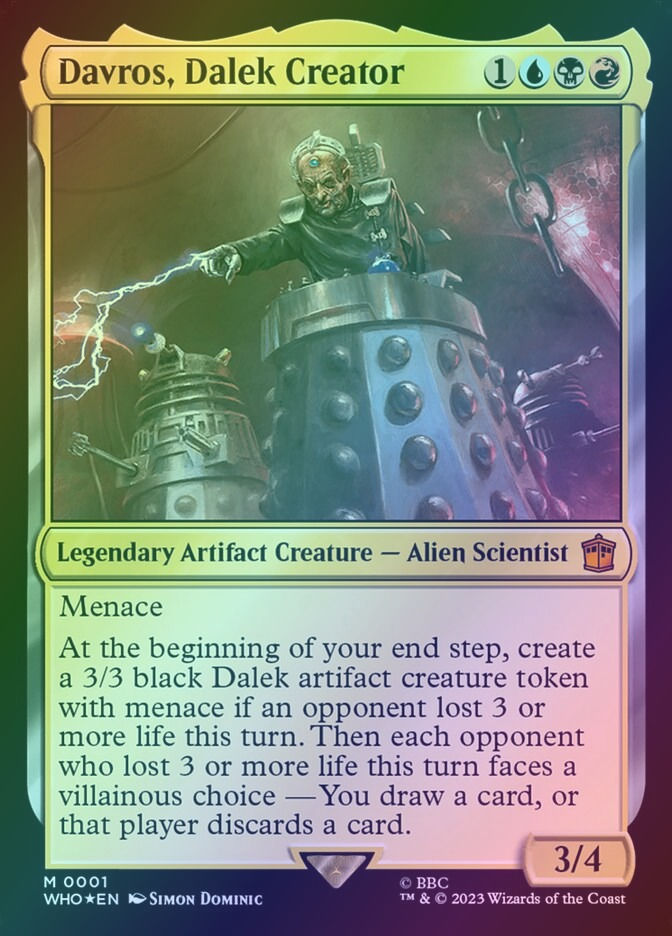 Davros, Dalek Creator (WHO) (1) / Foil