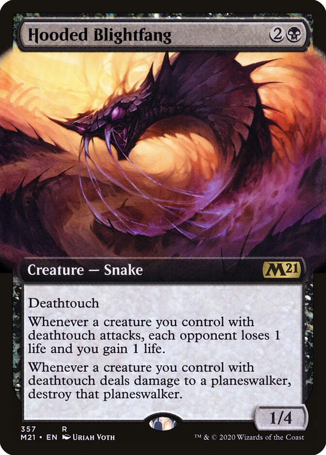 Hooded Blightfang (M21) (357) / Extended Art