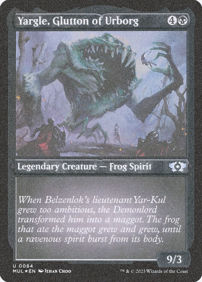 Yargle, Glutton of Urborg (MUL) (84) / Foil Etched