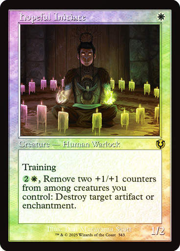 Hopeful Initiate (INR) (343) / Foil Retro