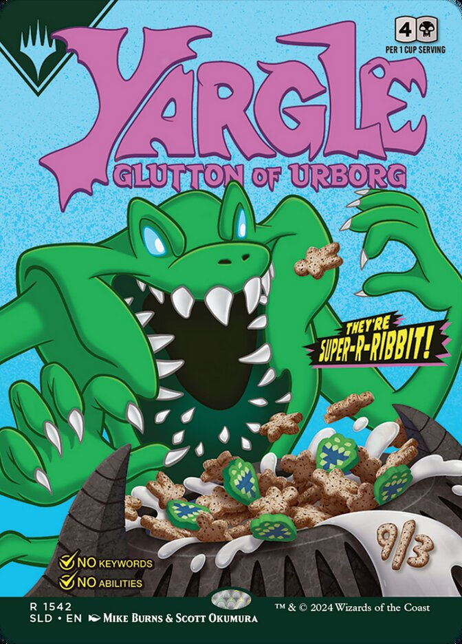Yargle, Glutton of Urborg (SLD) (1542) / Borderless — cara 1 de 2