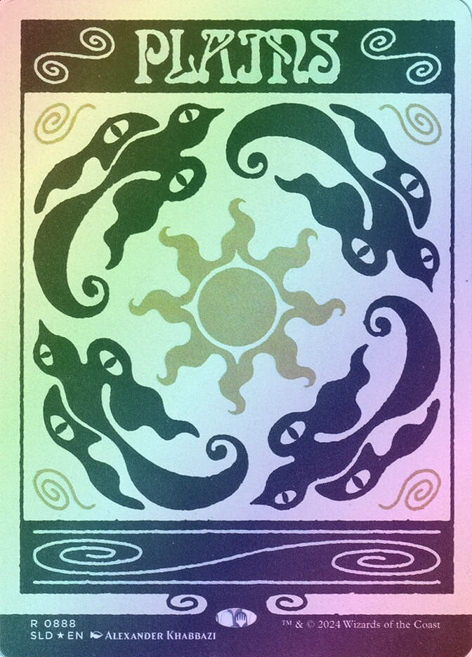 Plains (SLD) (888) / Borderless / Foil