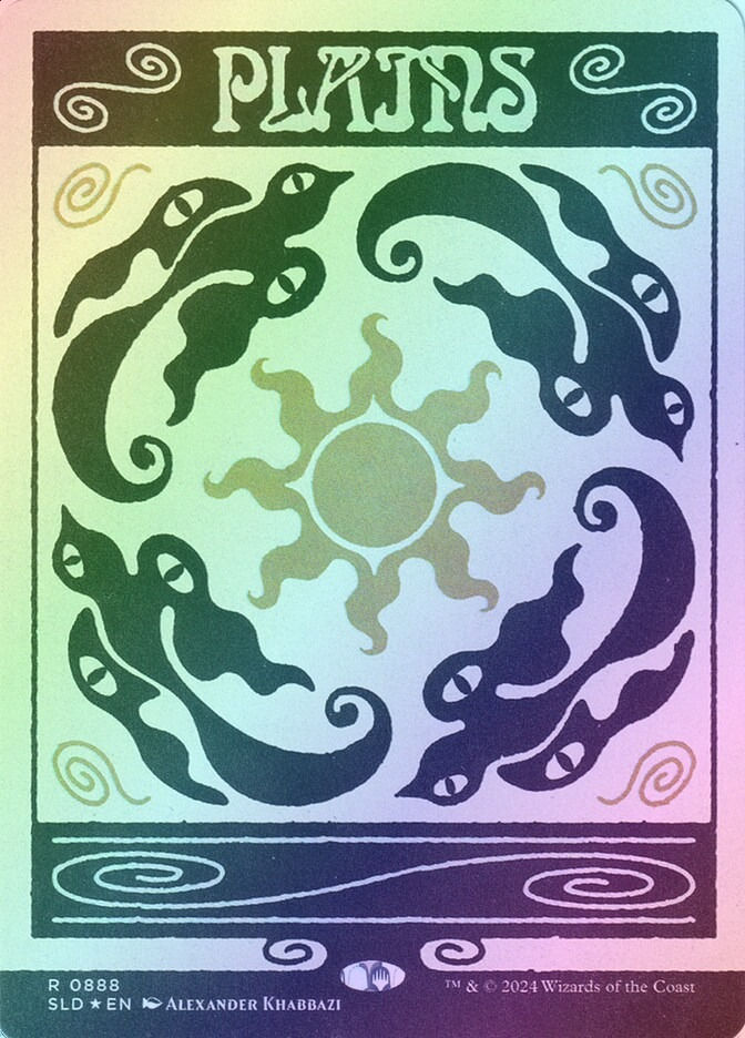 Plains (SLD) (888) / Borderless / Foil