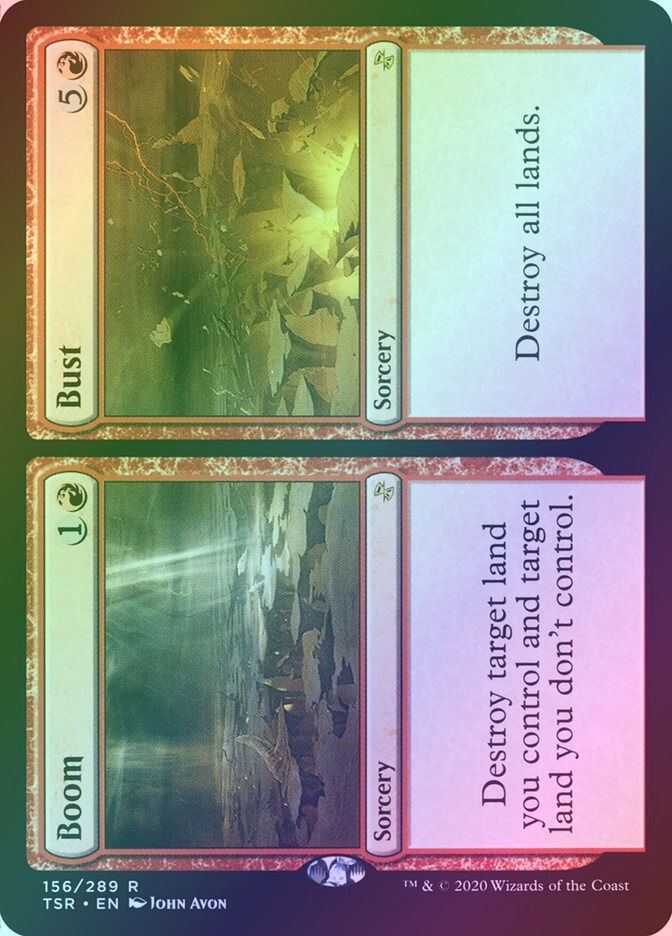 Boom // Bust (TSR) (156) / Foil