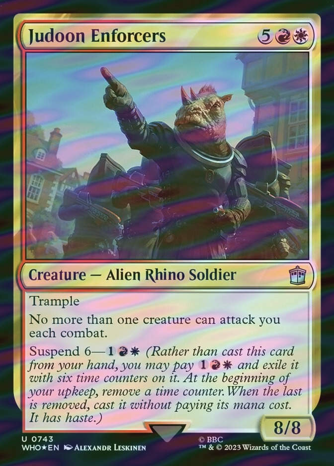 Judoon Enforcers (WHO) (743) / Surge Foil