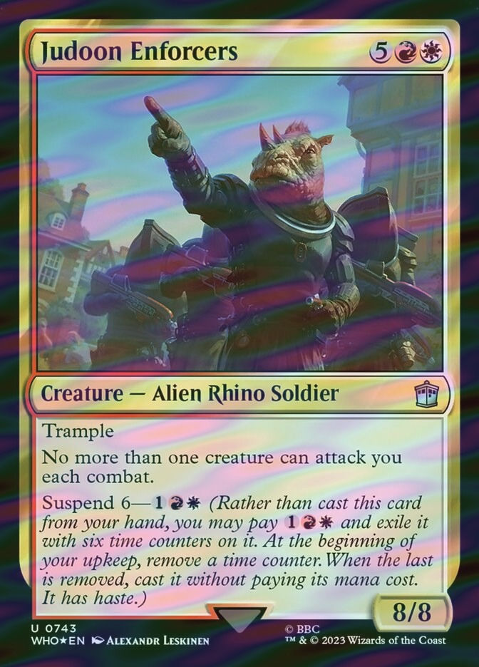 Judoon Enforcers (WHO) (743) / Surge Foil