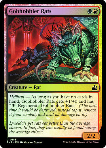 Gobhobbler Rats (rvr) (185) / Foil