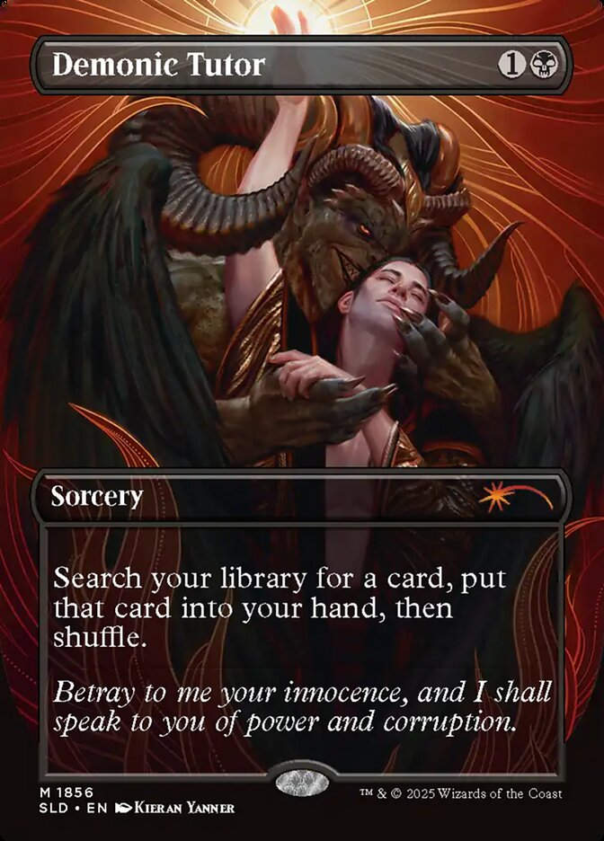 Demonic Tutor (SLD) (1856) / Borderless
