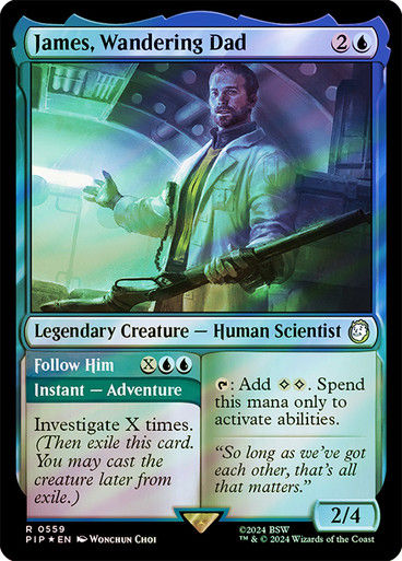 James, Wandering Dad // Follow Him (pip) (559) / Surge Foil