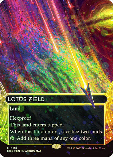 Lotus Field (EOS) (113) / Borderless Galaxy Foil