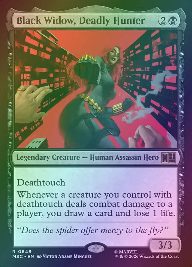 Black Widow, Deadly Hunter (MSC) (648) / Foil