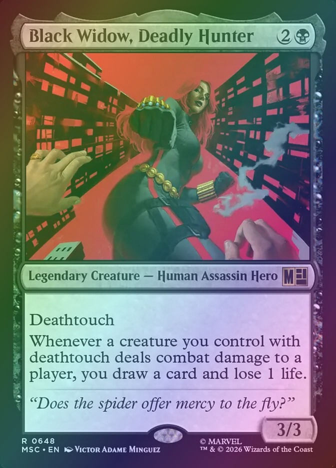 Black Widow, Deadly Hunter (MSC) (648) / Foil
