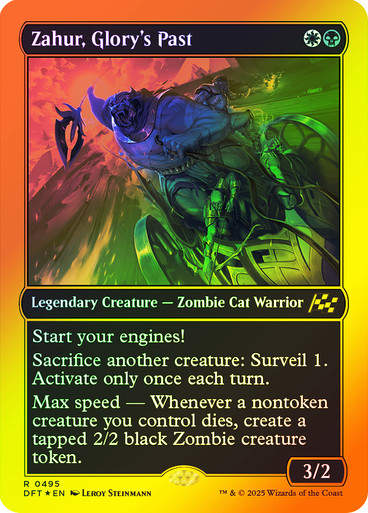 Zahur, Glory's Past (DFT) (495)  / First Place Foil