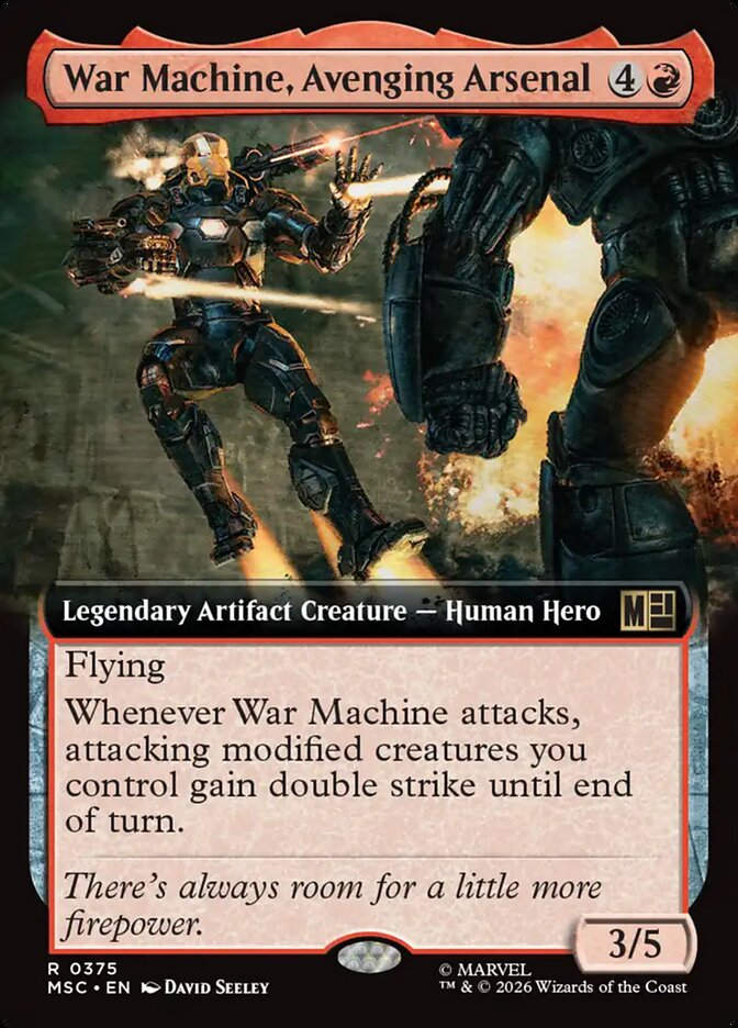 War Machine, Avenging Arsenal (MSC) (375) / Extended Art