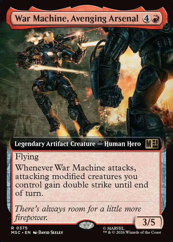 War Machine, Avenging Arsenal (MSC) (375) / Extended Art